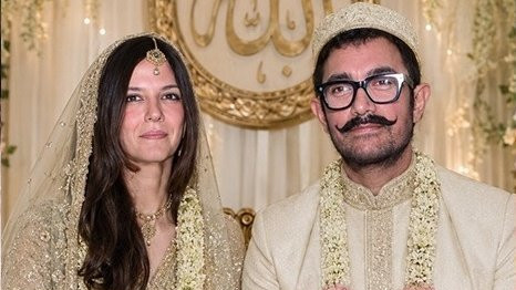 Aamir Khan marries Gauri Spratt in a simple ceremony for the third time