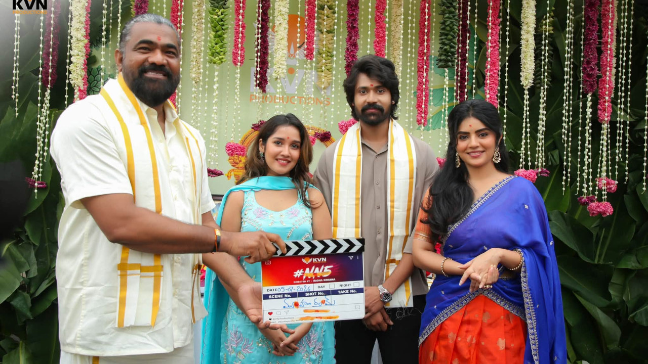 Narne Nithin new movie launched grandly with two heroines