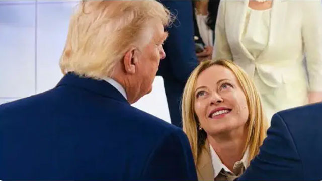 Donald Trump shares strange meme on Giorgia Meloni and asks for restraining order
