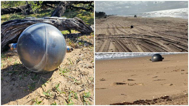 Mystery spheres on Australian beach did they fall from space