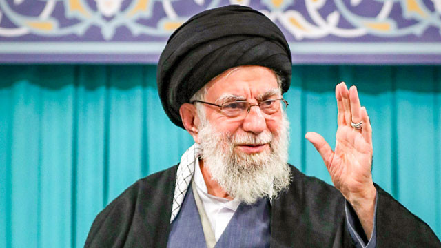 Ali Khamenei funeral mourning Iranian woman from London lashes out at Trump