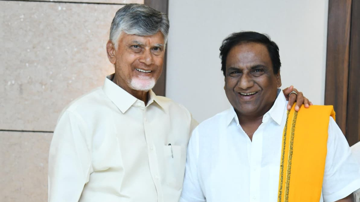 CM Chandrababu congratulates central award winner Gummadi Gopalakrishna
