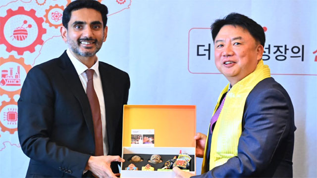Nara Lokesh key meetings in South Korea for EV and Semiconductor hub in AP