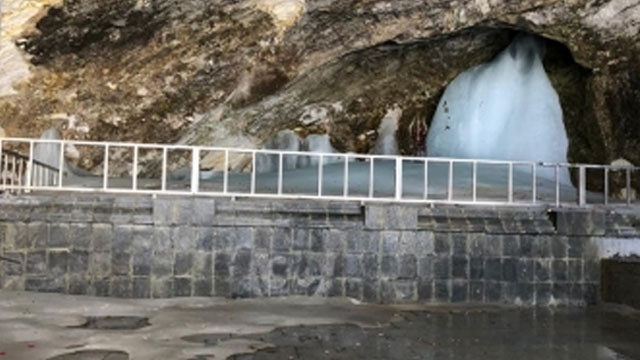 Amarnath ice lingam melts in just five days causing disappointment among devotees