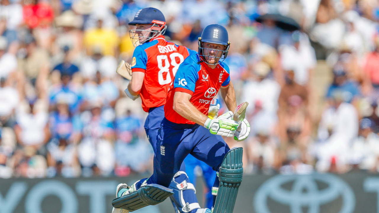 Jos Buttler century and Harry Brook destruction sets 258 run target for Team India
