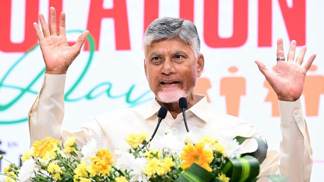 Chandrababu Naidu says development is with people and future with population