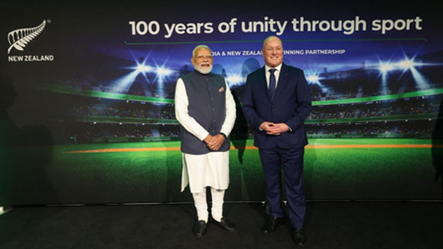PM Modi says sports are a bridge for century old India New Zealand ties