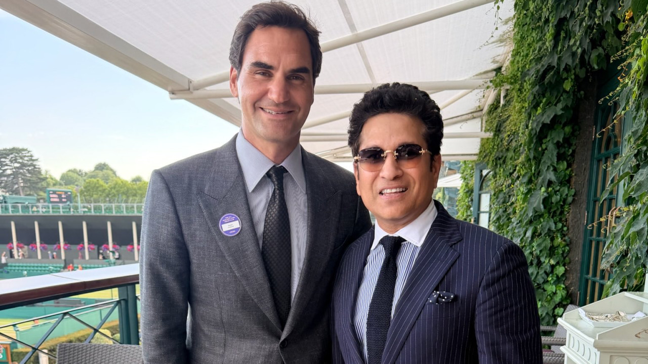 'Some rallies never end': Sachin Tendulkar pens note to Roger Federer after Wimbledon reunion