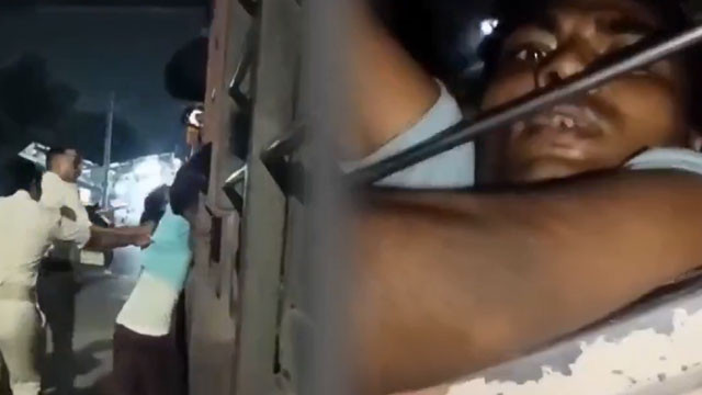 Bihar train thief caught red handed and hung from window for 15 kilometers