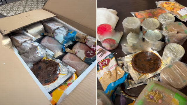Himani Parmar emotional video of 20kg parcel from parents goes viral