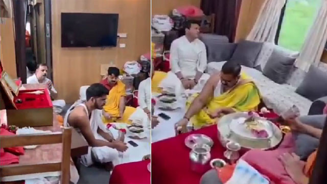 Indian Railways clarifies viral video of puja inside moving train