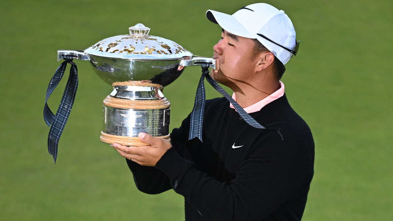 Golf: Tom Kim wins Scottish Open to clinch Rolex Series title