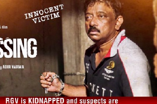 Here is 1st look poster of RGV Missing