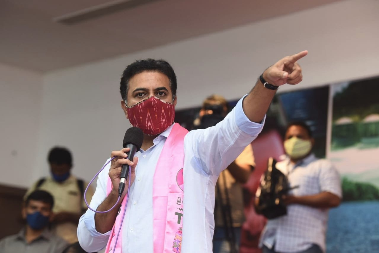 KTR mind blowing answer to reporters question