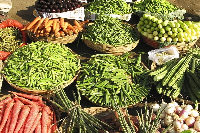 Vegetable Vendor Framed is Covid Negative Report and selling vegetables