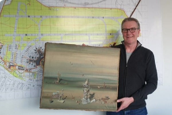 Businessman lost his valuable painting at a German airport 
