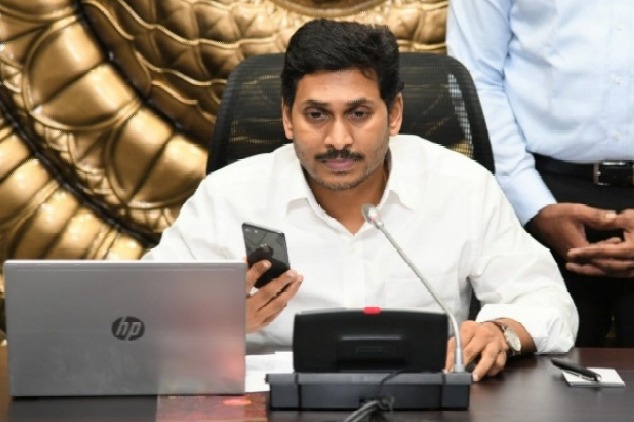 CM Jagan talks to SP Charan who mourns with his father SP Balu demise