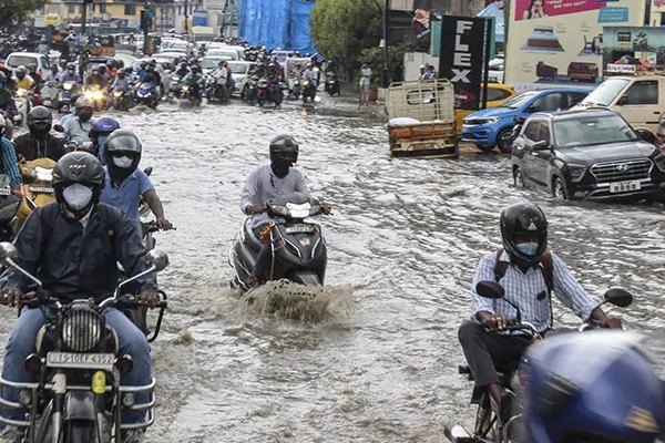 deep depression on Hyderabad heavy rains expected