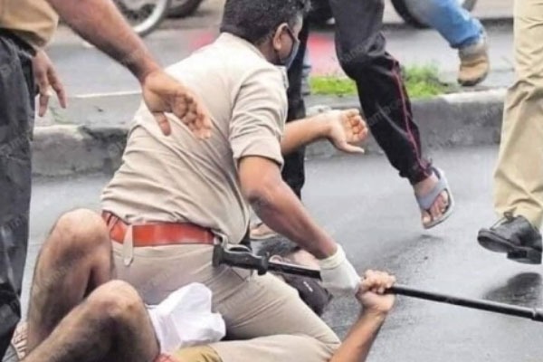 Kerala Police Recreates George Floyd Scene On Protester