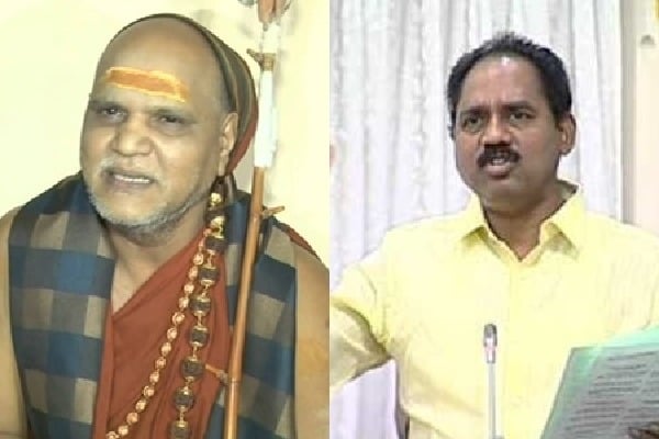 Swaroopanand closed his Peetham says Vasupalli Ganesh