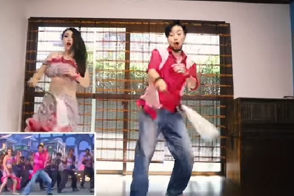 Japan couple once again danced performance to NTR Song