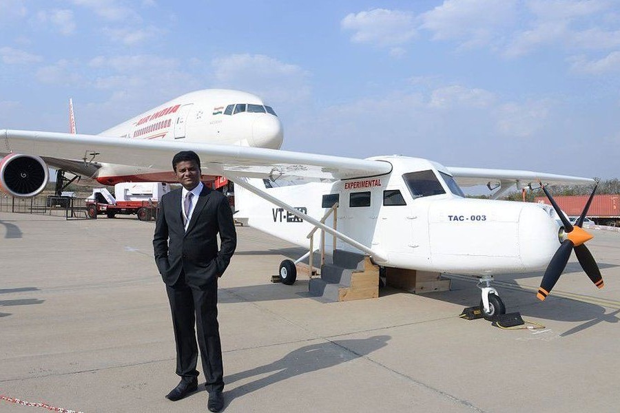 Man who built plane on terrace got success