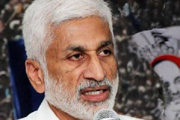 Vijayasai Reddy fires on TDP Chief Chandrababu in the sidelines of Vizag issues 