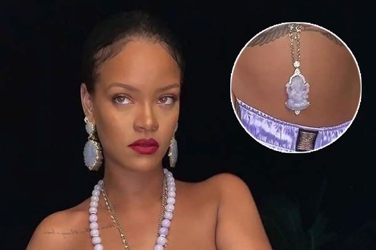 Rihanna Sparks Fresh Row as She Poses Naked with Lord Ganesha Pendant 