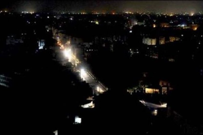 Power supply breakdown in Pakistan