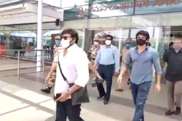 Amaravathi farmers protests at Tollywood celebrities 