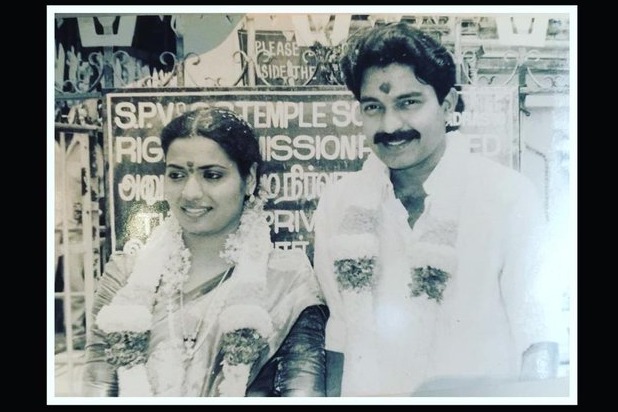 Rajasekhar shares his marriage pic