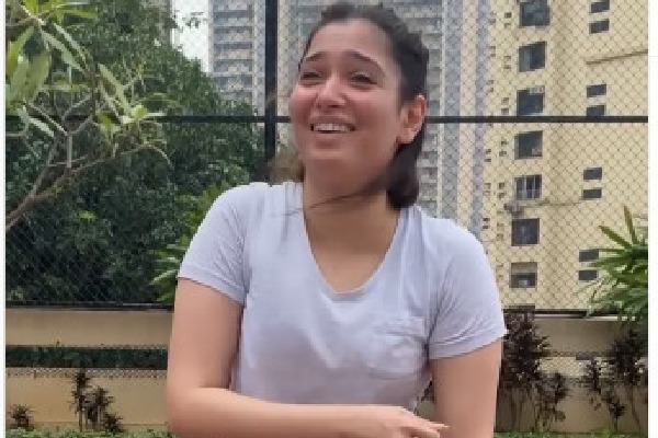 Milky Beauty Tamannaah shares her fitness video after recovered from corona