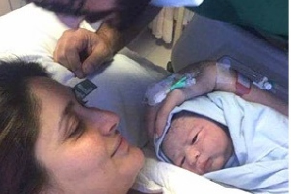 karina blessed with baby boy