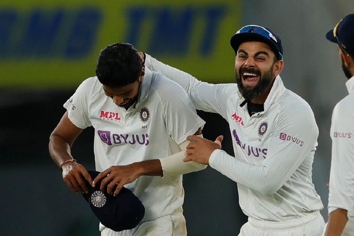 Team India wins pink ball test against England