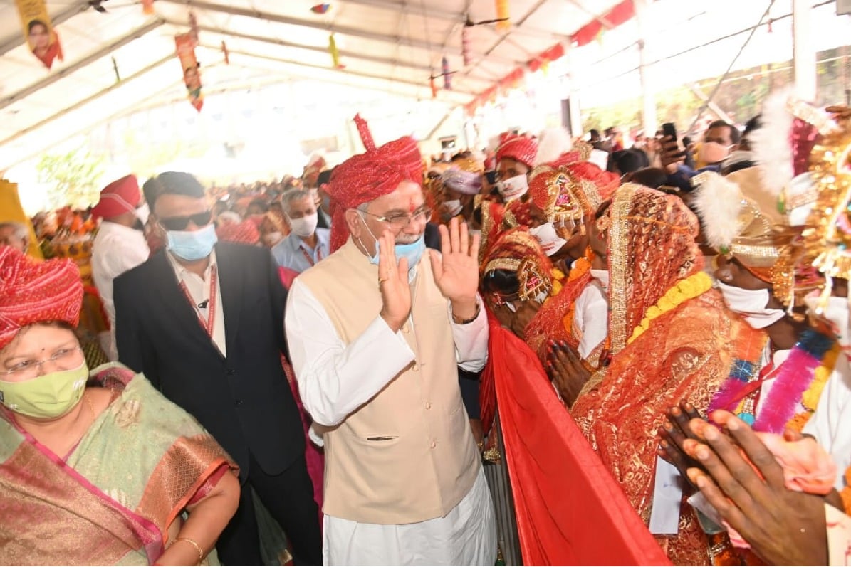 Mass wedding ceremony in Raipur set record