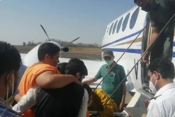 BJP MP Pragya Tahkur airlifted to Mumbai