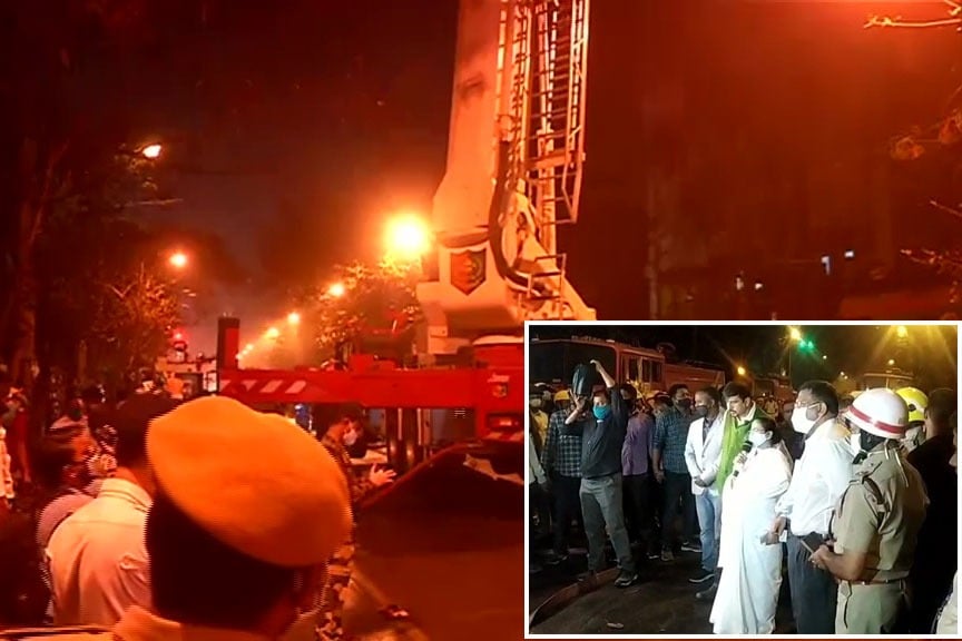 9 die dousing Railways building fire in kolkata