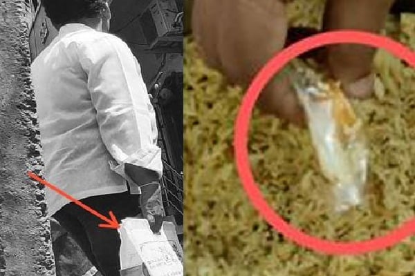 Independent candidate caught while giving gold ornaments to voters