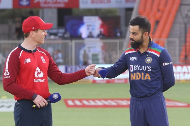 England win the toss in fourth T20 against India