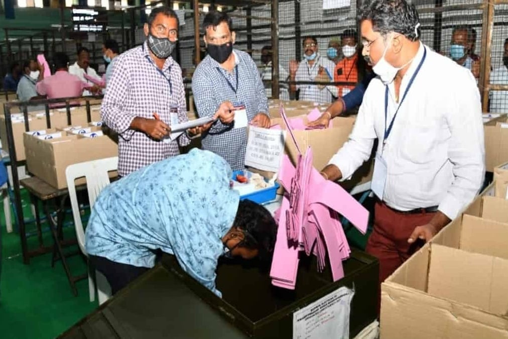 MLC votes counting stopped amid missing of votes in Telangana