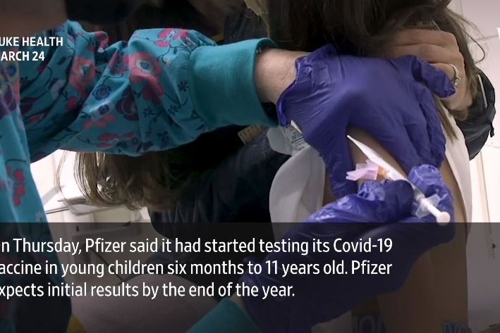 Pfizer Covid Vaccine Starts Testing in Young Children