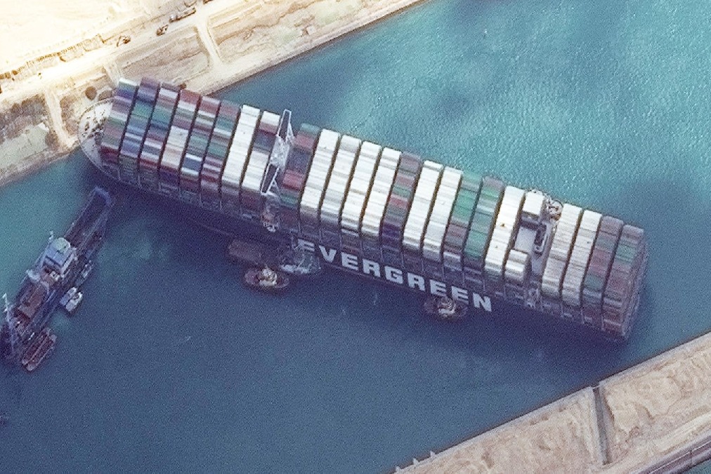 Suez Canal Chief Cites Possible Human Error In Ship Grounding