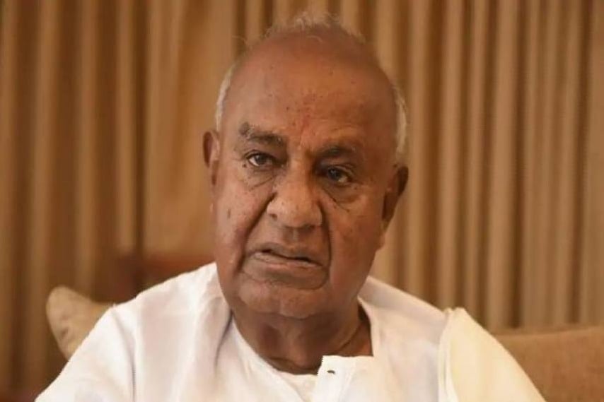 Devegowda and his wife Chennamma have tested positive for corona