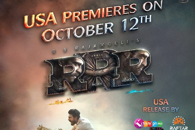 Sarigama Cinemas and Raftar Creations grabs RRR theatrical rights in US