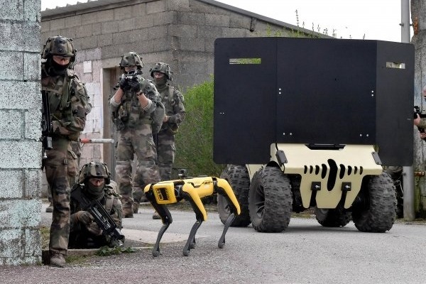 French army tests robot dog Spot for battlefield