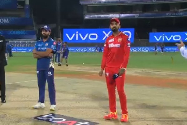 Punjab Kings won the toss and opts fielding against Mumbai Indians 