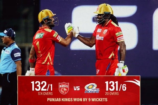 Punjab Kings won by 9 wkts
