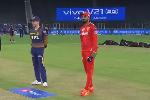 KKR won the toss and elected bowling against Punjab Kings