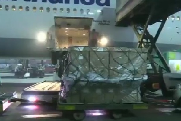 A shipment of vital medical supplies from the United Kingdom 