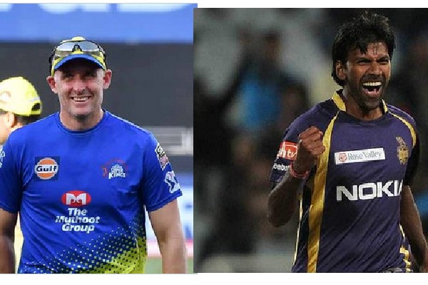 CSK coaches Michael Hussey and Balaji airlifted to Chennai